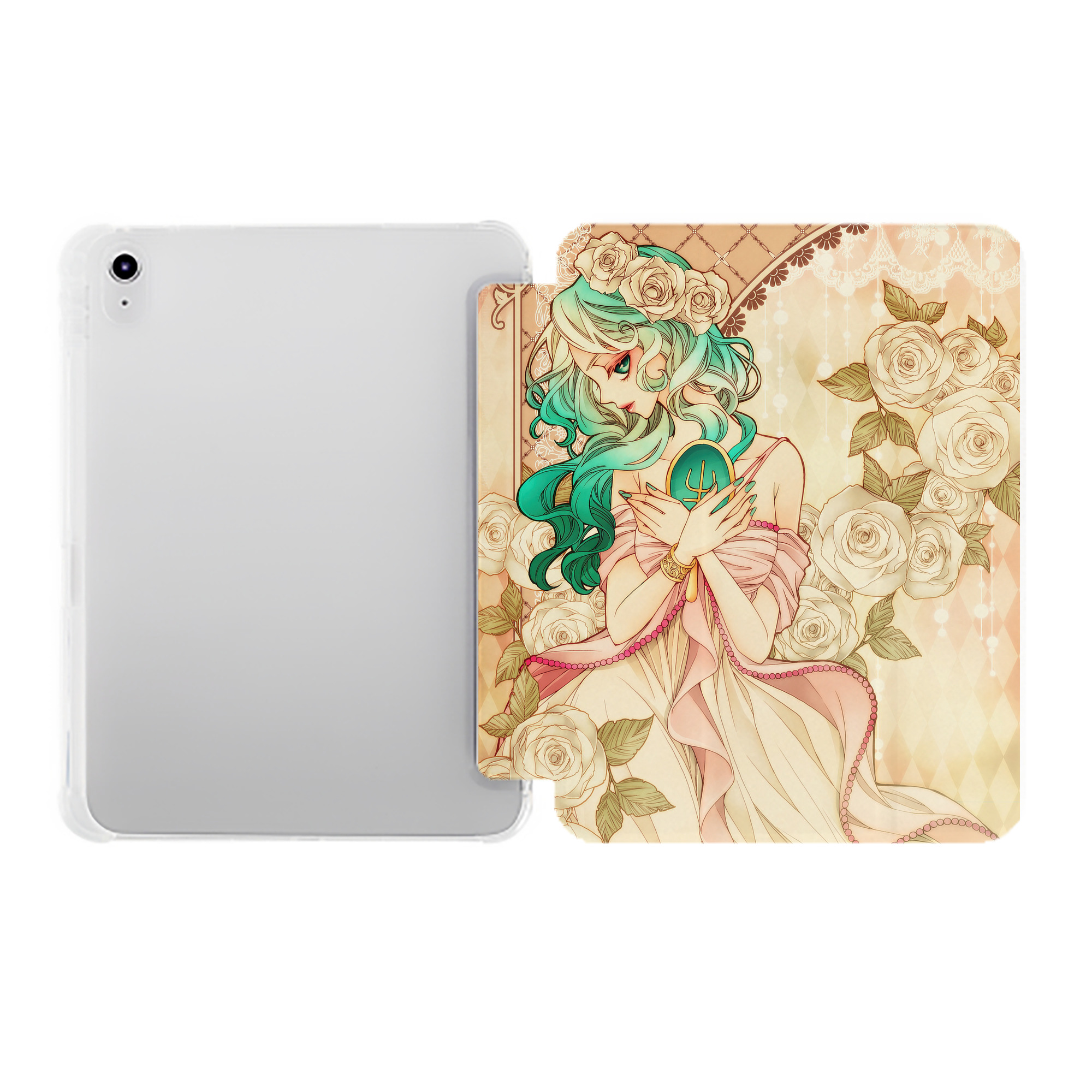 （画像用） 美少女戦士セーラームーン Sailor Moon IPad ケース ペン収納付き 三つ折りスタンド PUレザー×シリコン 対応機種9.5/10.5/10.9インチ
